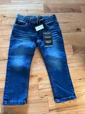 Kenneth Cole Little Kids Straight-Leg Jeans in Indigo Blue